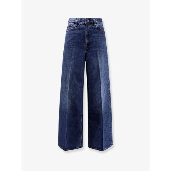 Toteme Women Wide Leg Organic Cotton Jeans